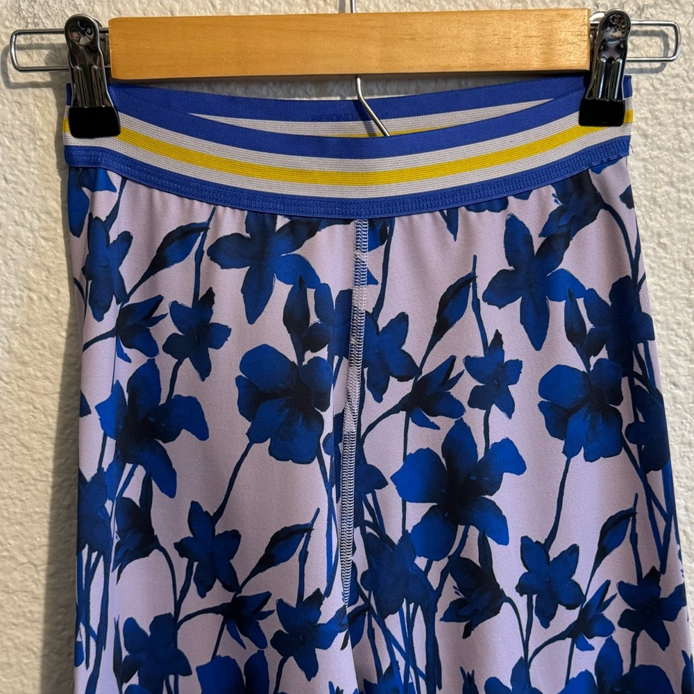 Beyond Yoga x Soulcycle High Rise Floral Leggings Blue Pink Women’s Size S - Picture 2 of 7